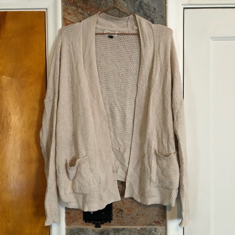 Women’s Cream Knit Cardigan